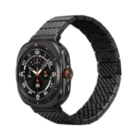 Pitaka Karbonový řemínek pro Samsung Galaxy Watch Ultra černá / 22mm (SAW2402)