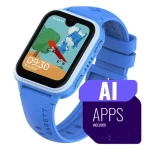 Garett Kids Vibe AI 4G modrá / Chytré hodinky / 1.78" AMOLED / videohovor / SOS / GPS / Wi-Fi / IP67 (VIBE_AI_4G_BLU)