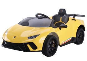 Mamido Dětské elektrické autíčko Lamborghini Huracan 4x4 žluté
