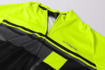 Pánský cyklistický dres ETAPE CUBE, černá/žlutá fluo (elastický materiál, velikost XL)