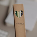 Eulenschnitt Sada tužek Heart Green – set 4 ks, zelená barva, dřevo