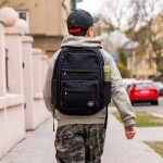 Černý studentský batoh Topgal SANY 26043 SET SMALL