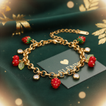 ELENYS Fragola – pozlacený náramek 18K žluté zlato Délka náramku: 16,5+5 cm / max. 21,5 cm
