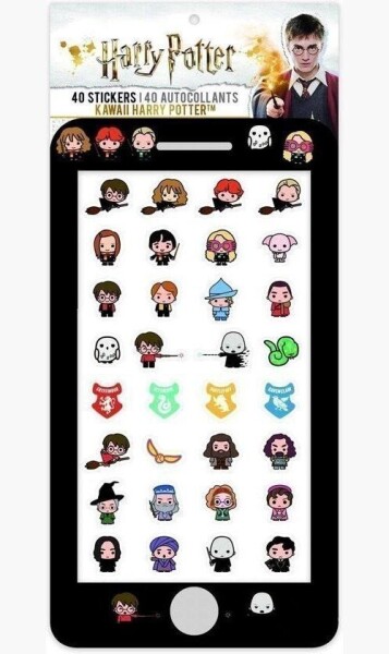 Harry Potter: Samolepky Kawaii - 40 ks - Cinereplicas