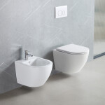 INVENA - Bidet závěsný Limnos, bílý CB-93-001-L
