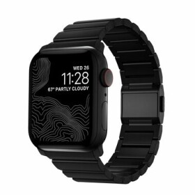 Nomad Titanium Band řemínek pro Apple Watch (45 44 42 mm) černá (NM1A41BXT0)