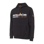 Savage Gear Mikina Cosmo Hoodie Black Ink M (73698)