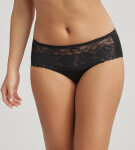 Dámské krajkové kalhotky PLAYTEX FLOWER ELEGANCE RCS MIDI BRIEF - PLAYTEX - černá S