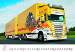 Nástěnný kalendář 2027 Graspo Trucks