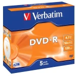 Verbatim DVD-R DataLife Plus / Optické médium / 4,7 GB / 16x / 1 ks / jewel case (43518)