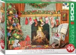 EUROGRAPHICS Puzzle Vánoce u krbu XL