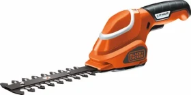 BlackDecker GLS300 / Aku Nůžky na keře / 3.6V / 1.1Ah / Délka čepele 15 cm / Rozteč zubů 8 mm (GSL300-QW)