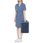 Batoh Reisenthel Overnighter-backpack M Herringbone dark blue