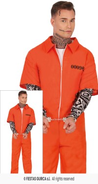 Smiffys Kostým vězeň - odsouzenec Velikost: L