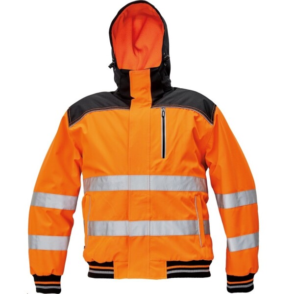 CRV Cerva Bunda KNOXFIELD Hi-Vis WINTER PILOT pánská zimní reflexní oranžová 2XL oranžová