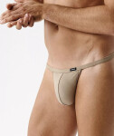 Pánská tanga 2MP-1588 A'2 - Atlantic světle hnědá S
