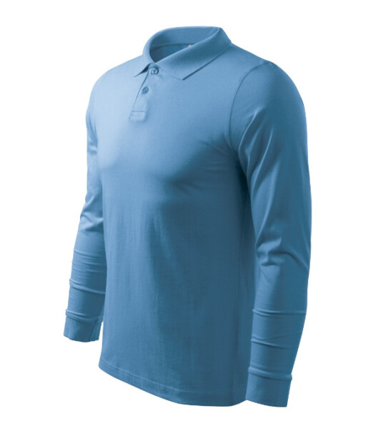 Single J. LS polokošile pánská azurově modrá 2XL