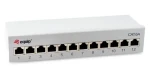 Equip šedá / Patch panel / 12x RJ45 / Cat6a / Stíněný / 500 MHz / Desktop (326522)