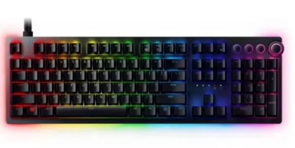 Razer Huntsman V2 černá / Herní klávesnice / mechanická / USB / spínače Razer Optical Red / SKD (RZ03-03930600-R3N1)