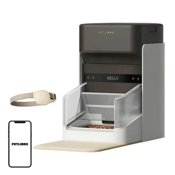 Petlibro RFID / Inteligentní dávkovač krmiva / obojek s RFID štítkem / 3 l / aplikace PawSense (PL-AF301-31B)