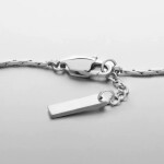 Pánský náramek Tobias - ocelový řetízek, chirurgická ocel, Stříbrná 15 cm + 2 cm (prodloužení)