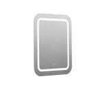 Naturel - Zaoblené zrcadlo 60x70 cm s LED osvětlením, topná fólie, senzor s nastavitelnou teplotou 2700-6500K, IP44 ZIL6070KTLEDS ZIL6070KTLEDS