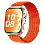 Tech-Protect Nylon oranžová / Řemínek / Huawei Watch Fit 3 / 4 / 4 Pro / 5 / 5 Pro