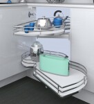 Inoxa výsuvný karusel Combis 2 :: pravý; titan/antracit; 450 (H21_3112_57)