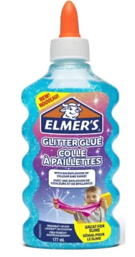 Elmer's Třpytivé lepidlo 177 ml modré / Lepidlo / třpytivé / na výrobu slizu (0102/2077252)