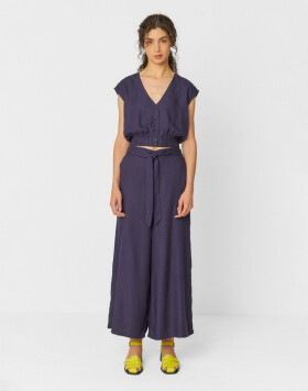 SKFK Dona Trouser Navy Violet 40