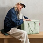 Stylová kabelka Reisenthel Daily Shopper Puffer iced matcha