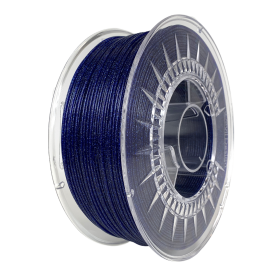 PLA filament 1,75 mm Galaxy třpytivý super modrý Devil Design 1 kg