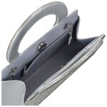 Luxusní dámská plesová kabelka Michelle Moon Ylsa, stříbrná