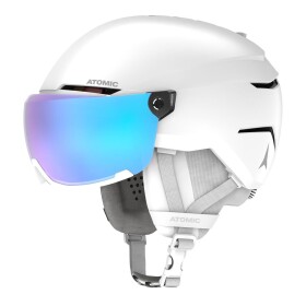 Lyžařská helma Atomic SAVOR VISOR STEREO White Helmy vel.: M/55-59