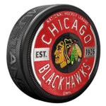Mustang Puk Chicago Blackhawks NHL Gear Puck Design Trimflexx
