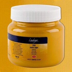 Nevskaya Palitra Ladoga 2224206 Akrylová barva 500 ml, okr světlý 206