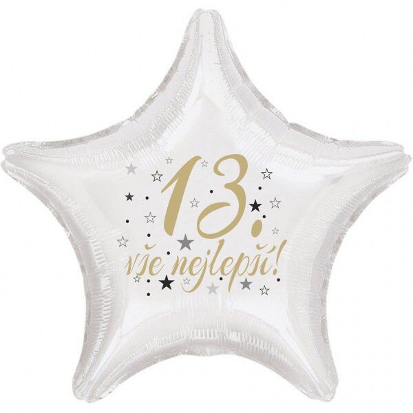 13. narozeniny balónek hvězda balonky.cz 13. narozeniny balónek hvězda balonky.cz