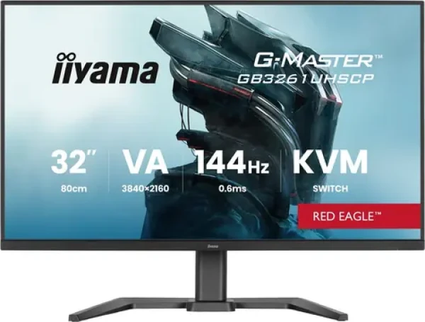 31.5" IIYAMA G-Master GB3261UHSCP-B1 černá / LED / VA / 3840 x 2160 / 16:9 / 0.6 ms / 3000:1 / 400cd-m2 / VESA (GB3261UHSCP-B1)