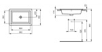 IDEAL STANDARD - Strada Umyvadlo 60x44x18 cm, s Ideal Plus, bílá K0780MA