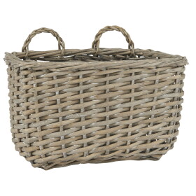 IB LAURSEN Proutěný závěsný košík Wallhanging Basket, přírodní barva, proutí