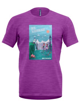 CRAZY T-Shirt Joker Man, I Love Mountain-Berry velikost: XL