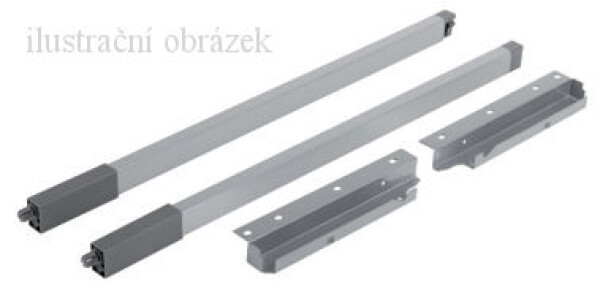 Strong SB reling 500 hranatý titan 204mm (402644)