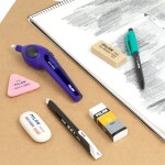 Milan elektrická guma sada s náplněmi a bateriemi modrá