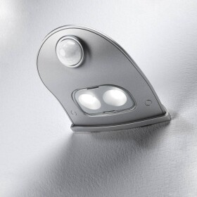 LEDVANCE Door LED Down L 4058075267824 venkovní nástěnné LED osvětlení s PIR detektorem LED 0.95 W stříbrná - Osram 4058075267824