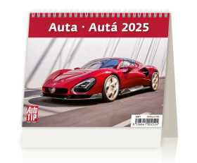 Stolní kalendář 2025 Helma MiniMax - Auta
