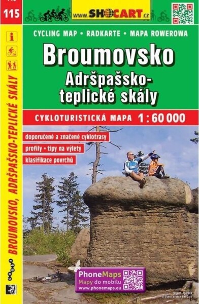 SC 115 Broumovsko, Adršpašsko-teplické skály 1:60 000