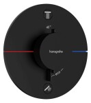 HANSGROHE - ShowerSelect Comfort Termostatická baterie pod omítku, pro 2 spotřebiče, matná černá 15556670