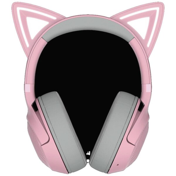 RAZER Kraken Kitty BT V2 sluchátka uzavřená (Over Ear) Bluetooth® stereo Quarz, růžová Gaming