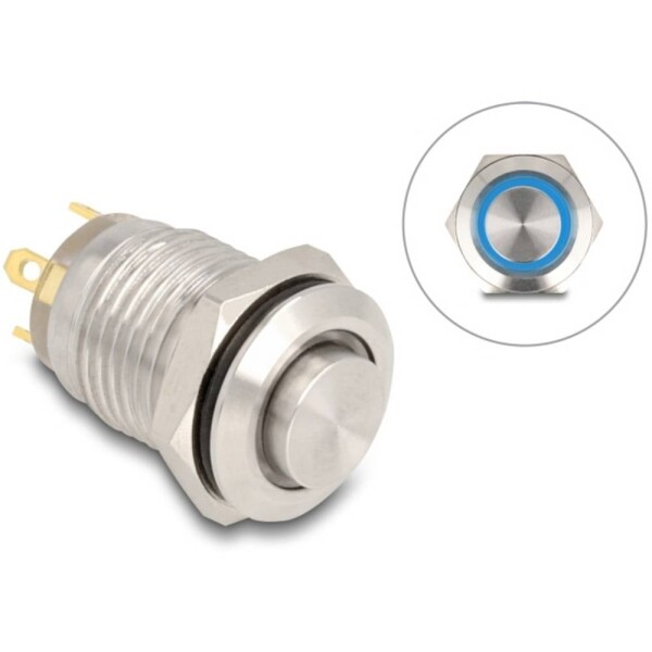 Delock 20984, 20984 tlačítko, 3 A, 1 ks