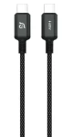 Adam Elements CASA S120 černá / Kabel / USB-C - USB-C / 60W / 1,2 m (ACBADS120BK)